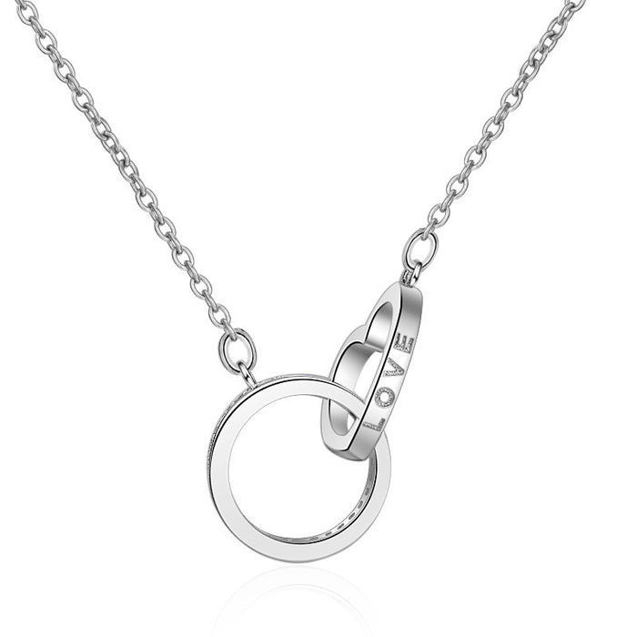 Everlasting Love Silver Necklace