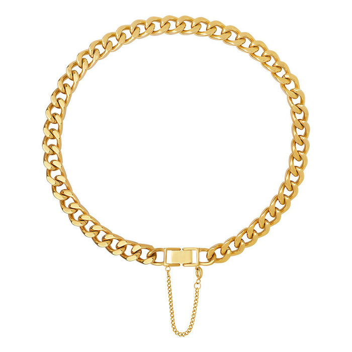 Golden Cuban Chain Necklace